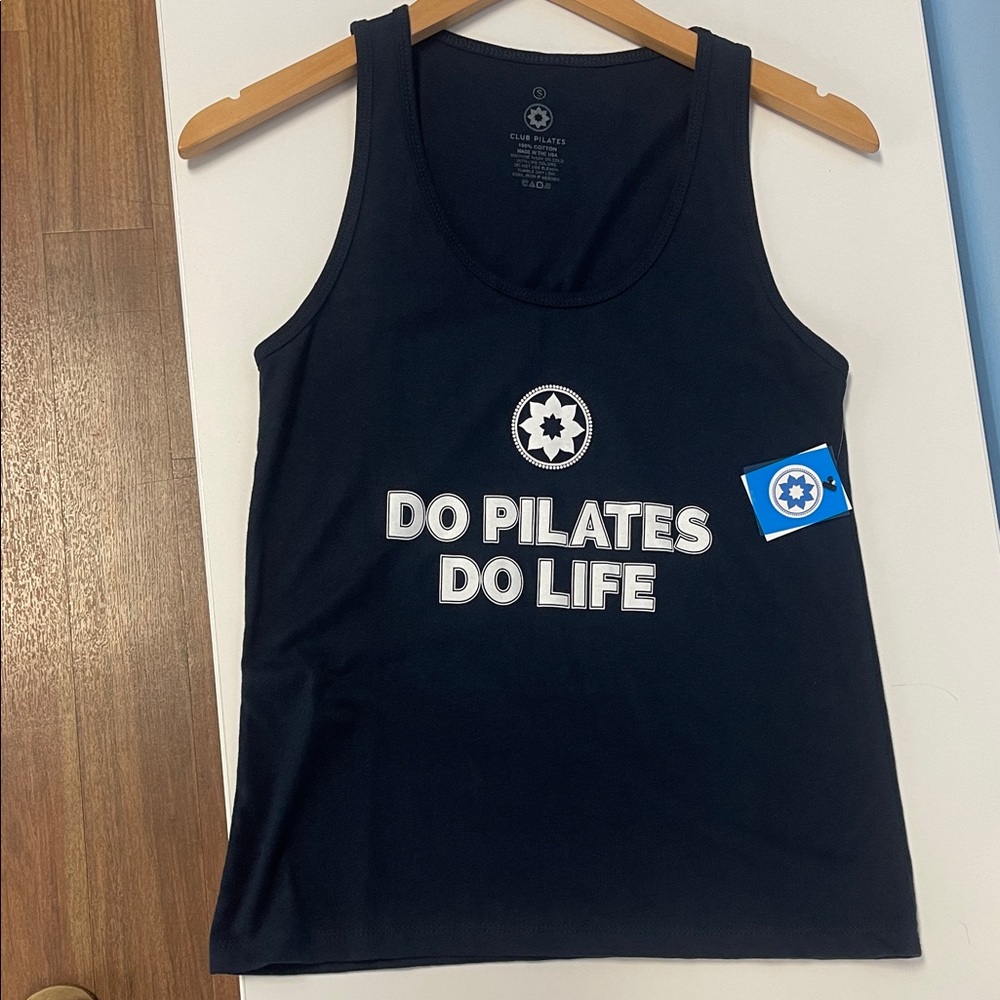 Club Pilates Women's Black Tank Top